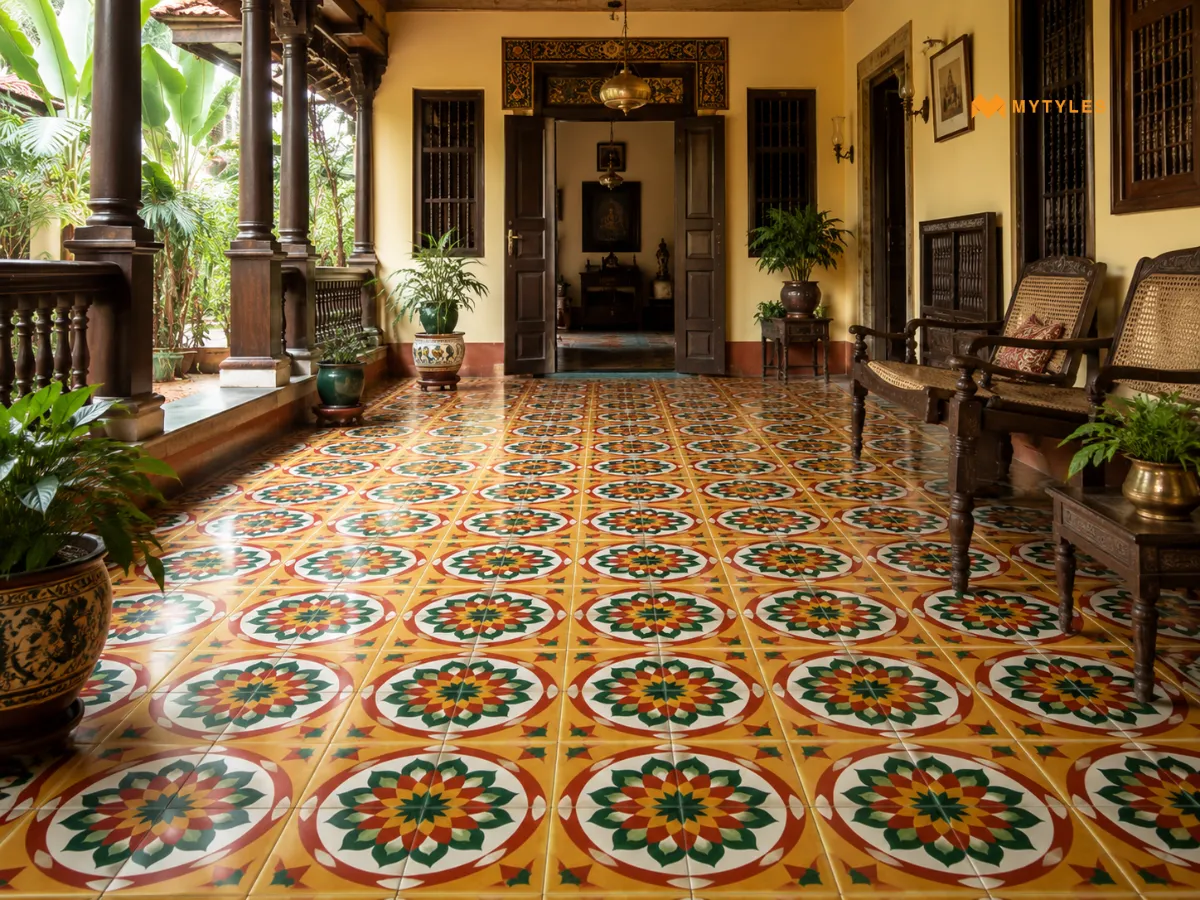 Traditional Pattern Athangudi Tiles